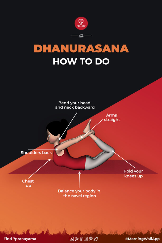 How to do bow pose (Dhanurasana)